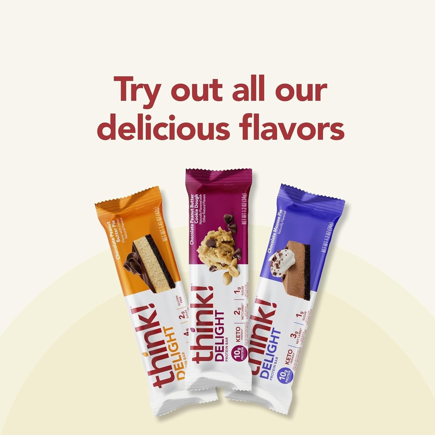 Chocolate Peanut Butter Delight Pie Protein Bar (10 CT)