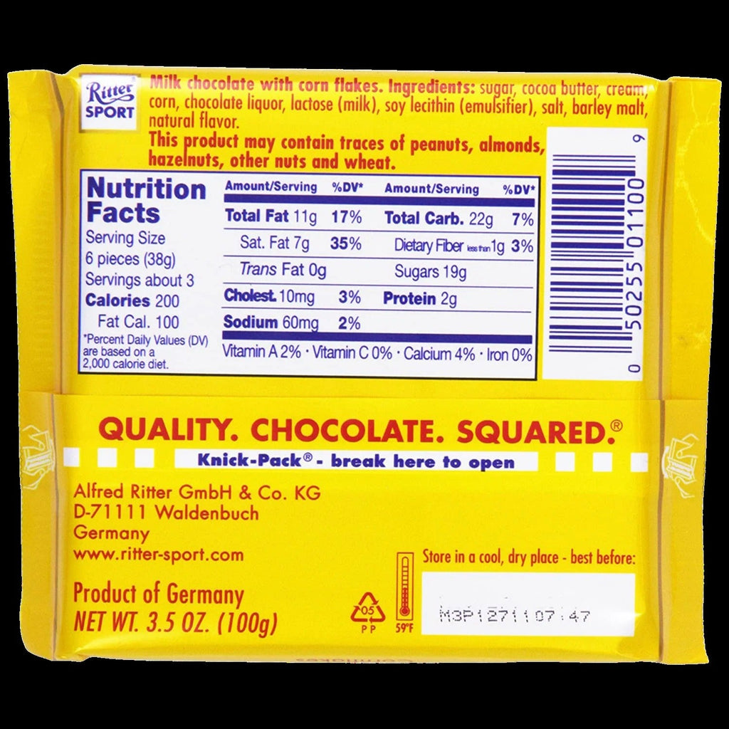 Milk Chocolate With Cornflakes