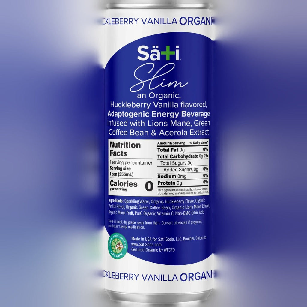 Organic Huckleberry Vanilla Soda (12 Pack)