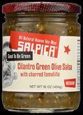 Cilantro Green Olive With Charred Tomatillo Salsa
