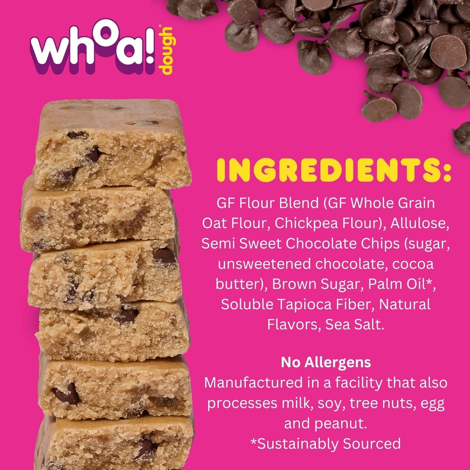 Chocolate Chip Cookie Bars (4 Pack)