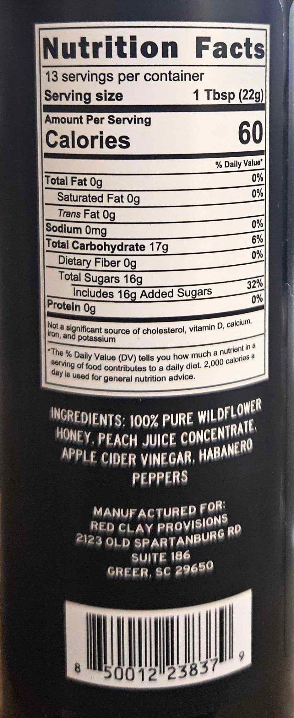 Spicy Peach Honey
