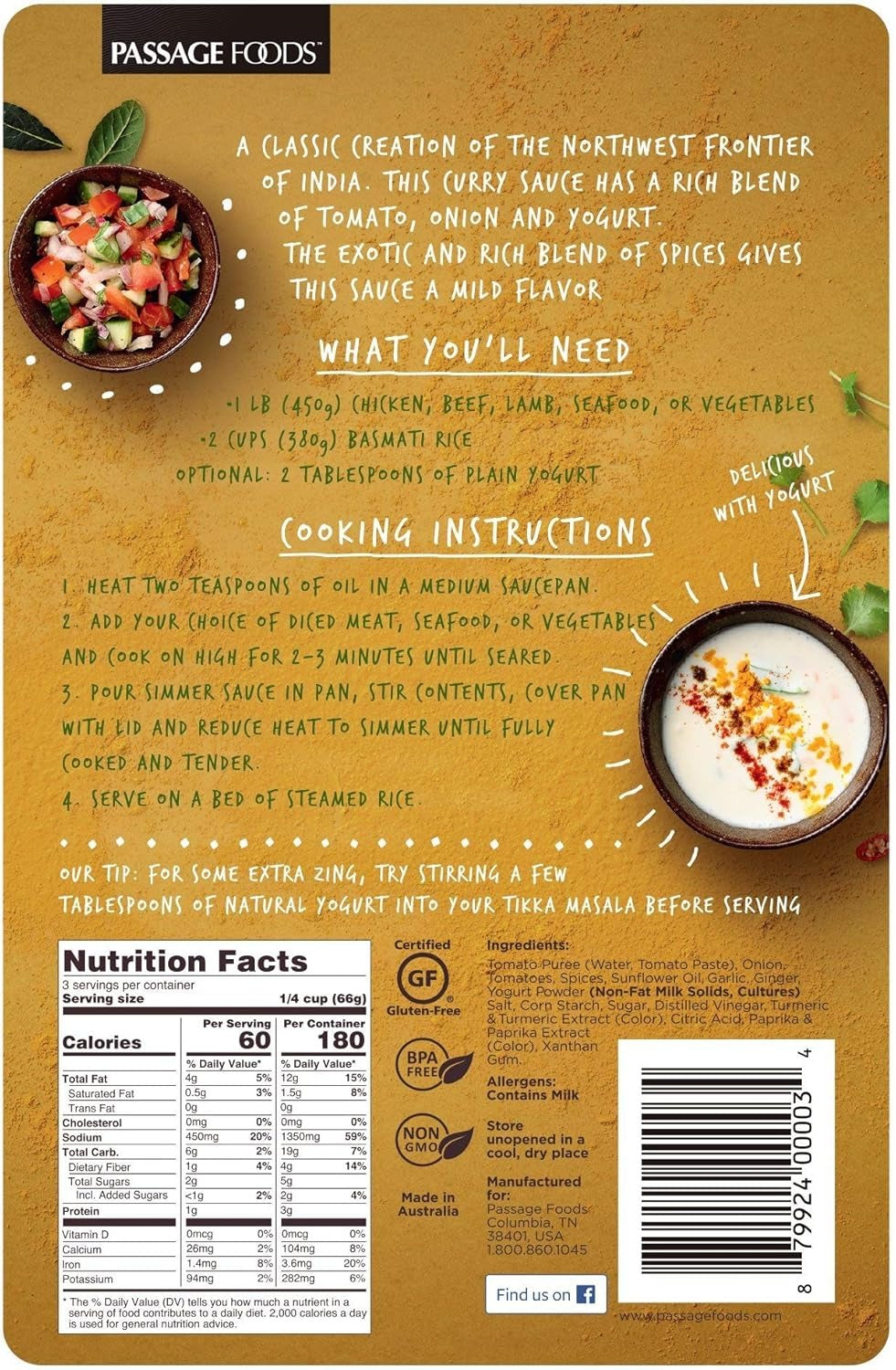 Tikka Masala Simmer Sauce
