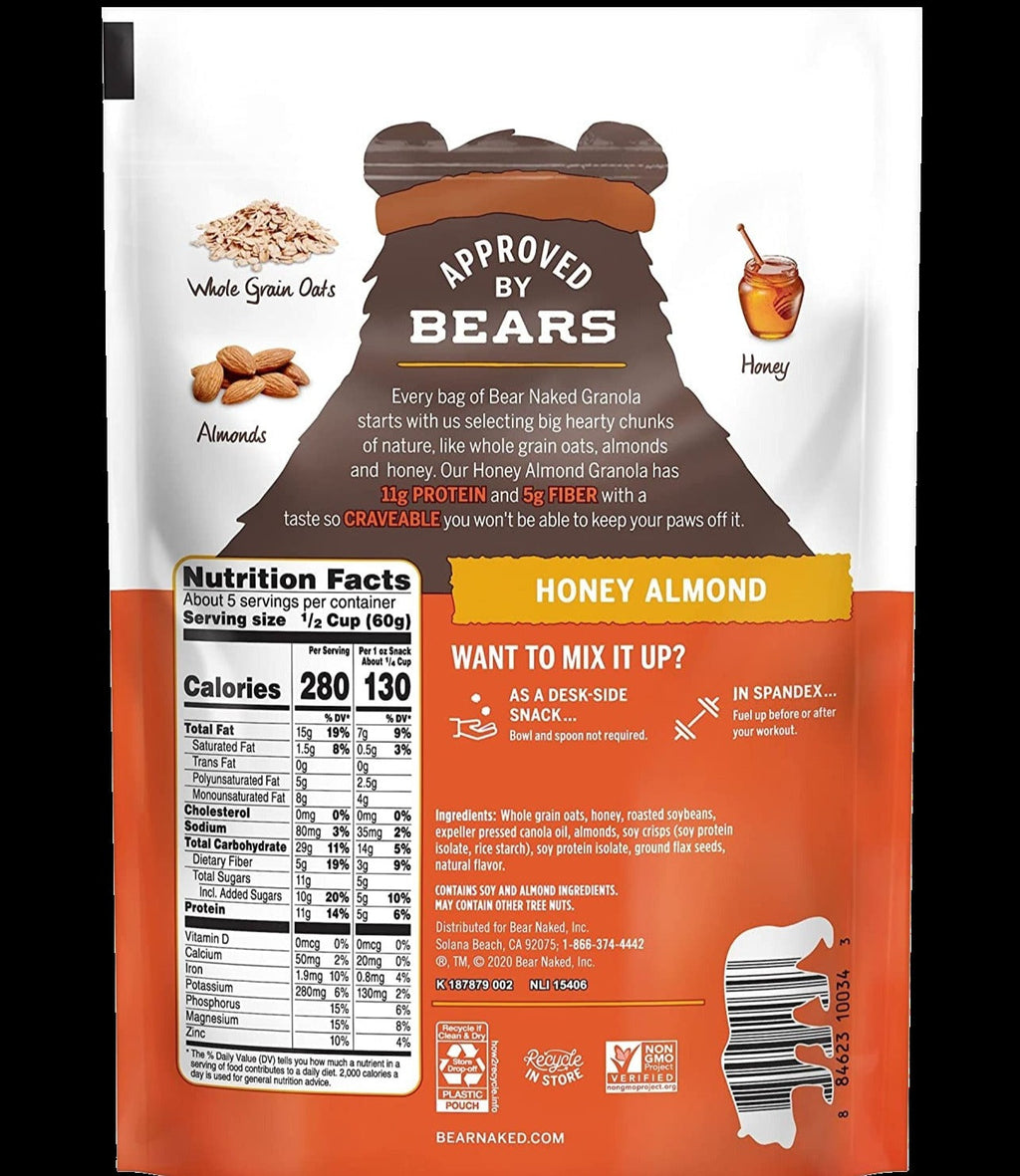 Honey Almond Protein Granola Bar