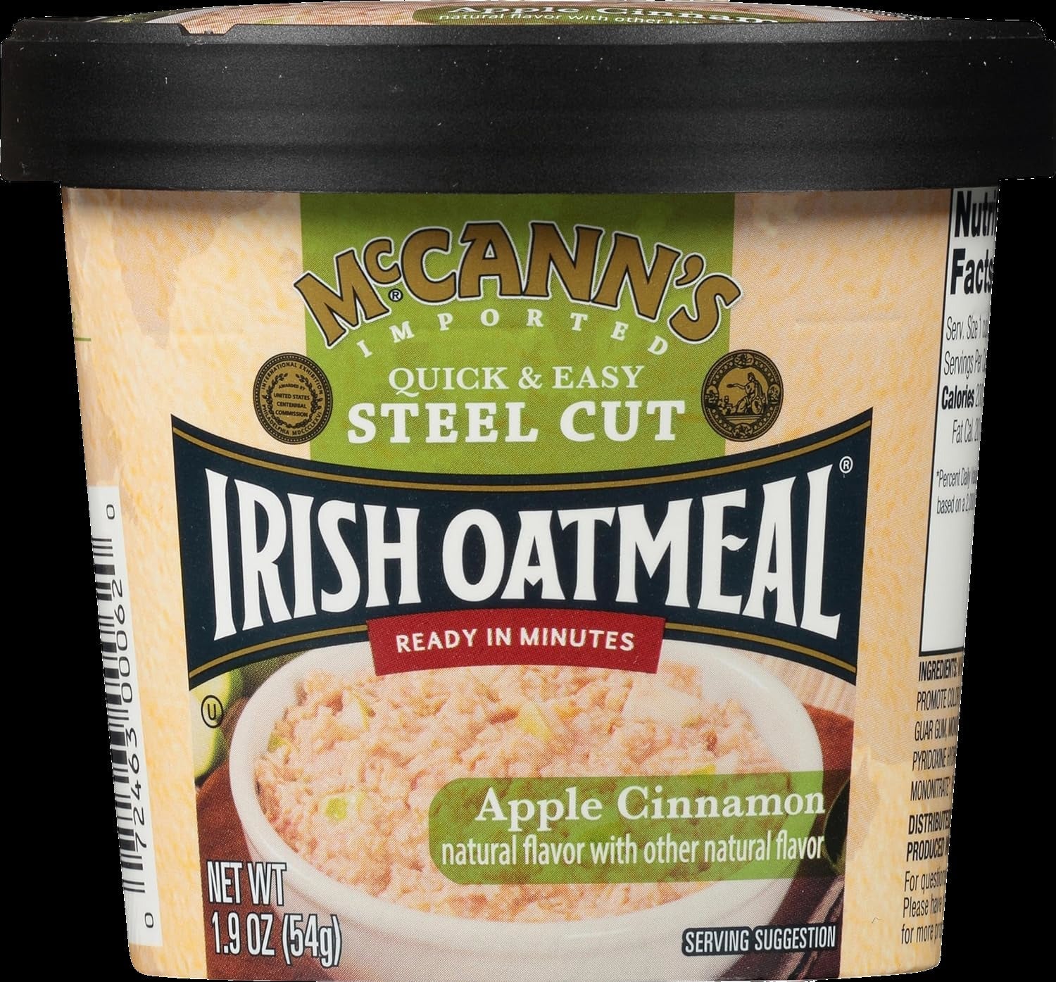 Instant Oatmeal Cup - Apple Cinnamon (12 Pack)