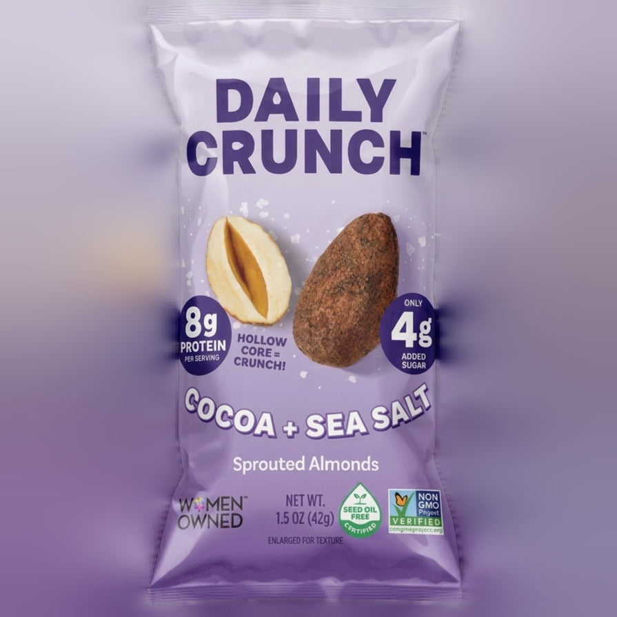 Almond Sprouted Cacao Sea Salt (8 Pack)
