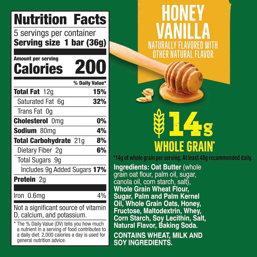 Crispy Creamy Wafer Bar Honey Vanilla (5 CT)