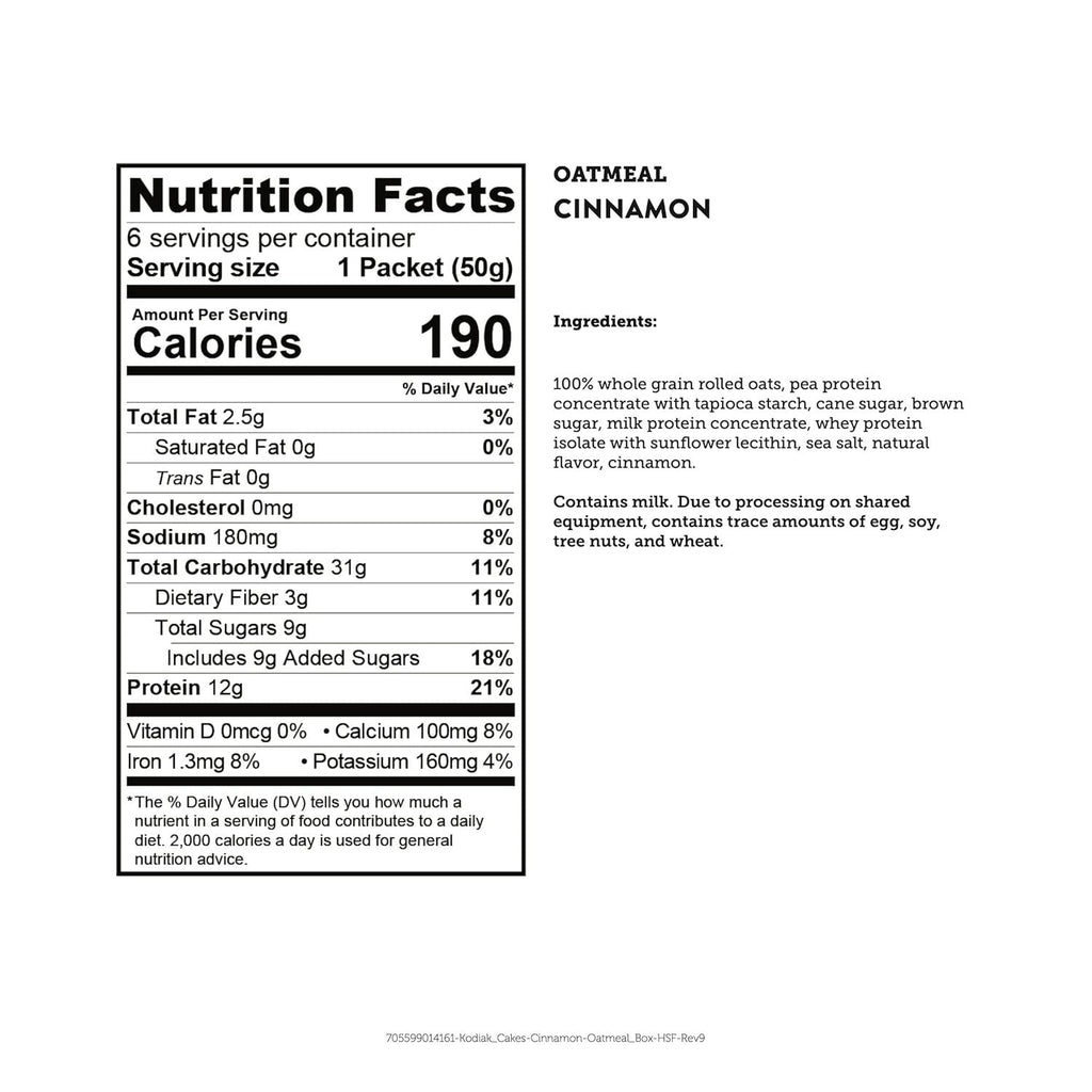 Cinnamon Oatmeal Protein