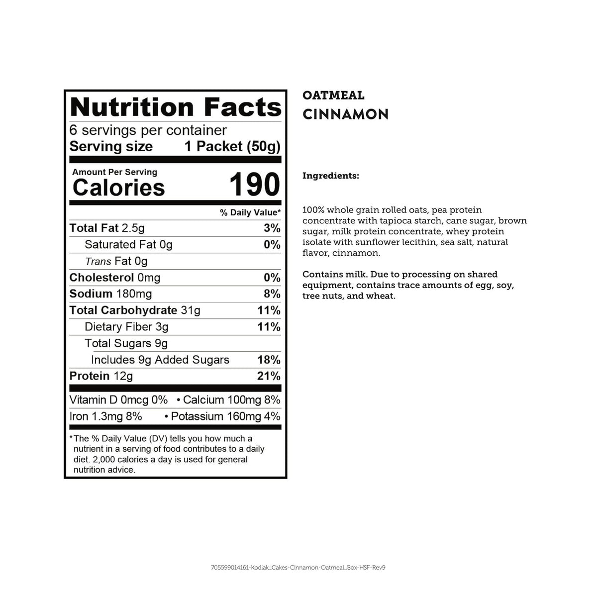 Cinnamon Oatmeal Protein