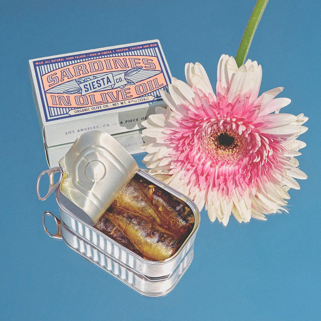 Sardines In Organic Extra Virgin Olive Oil