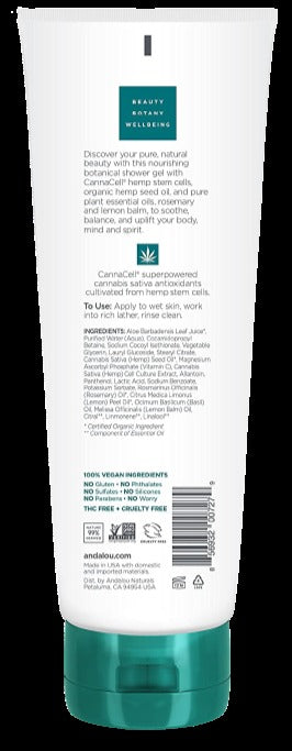 Canacell Botanical Shower Gel