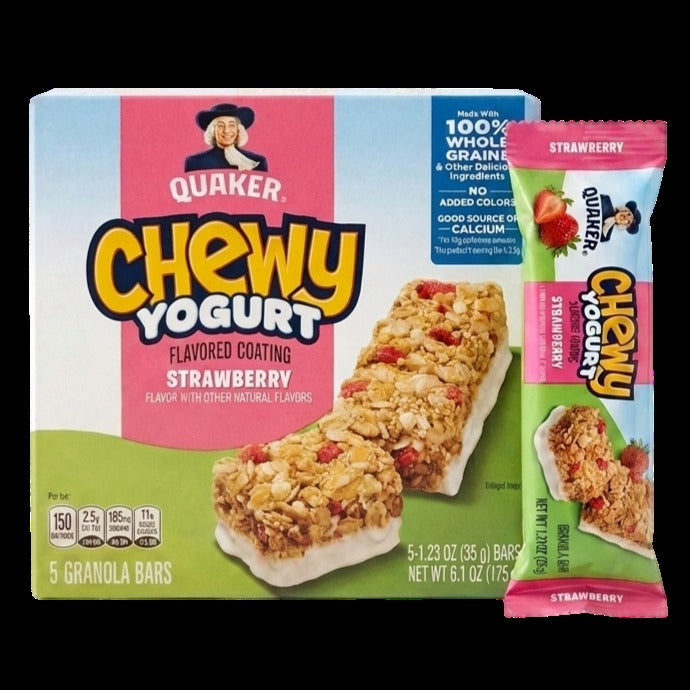 Quaker Chewy Yogurt Granola Bars Strawberry