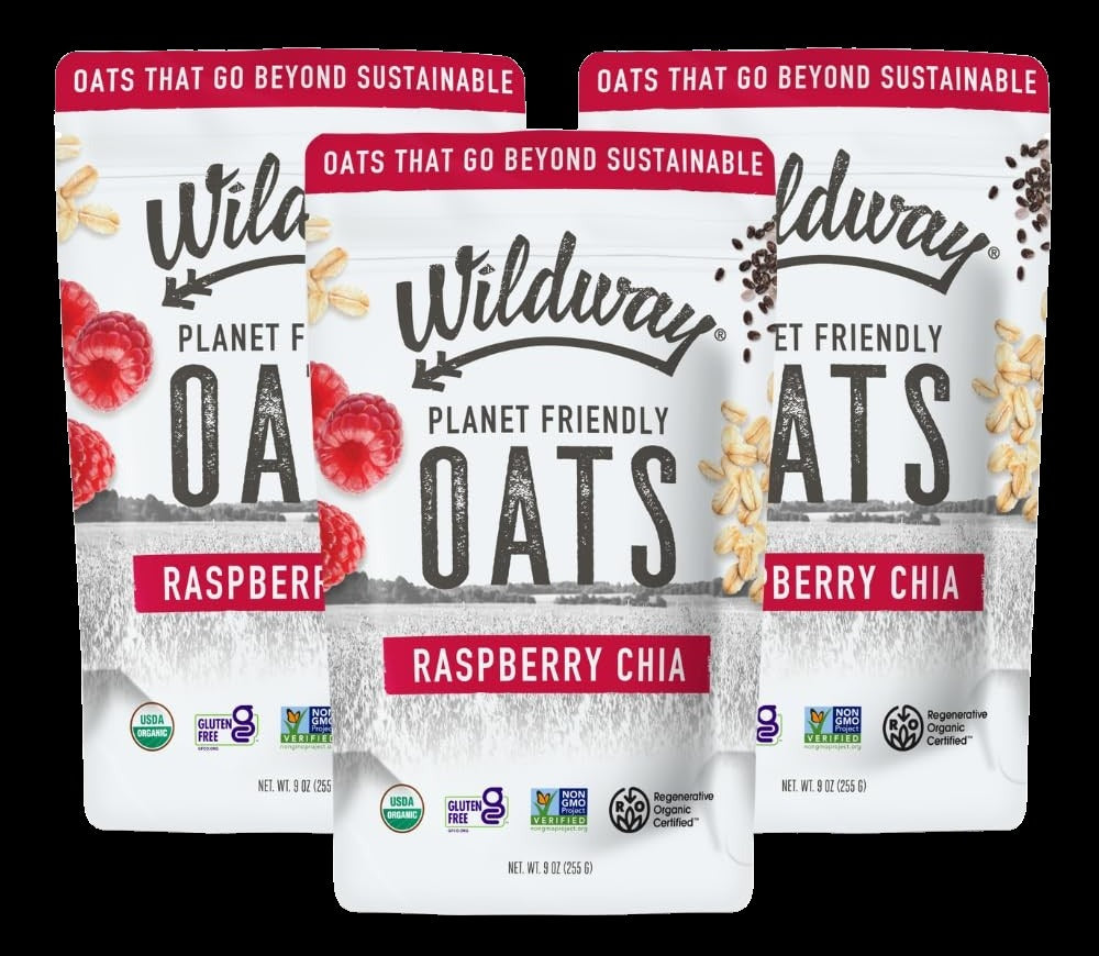 Regenerative Organic Oats Raspberry Chia (3 Pack)