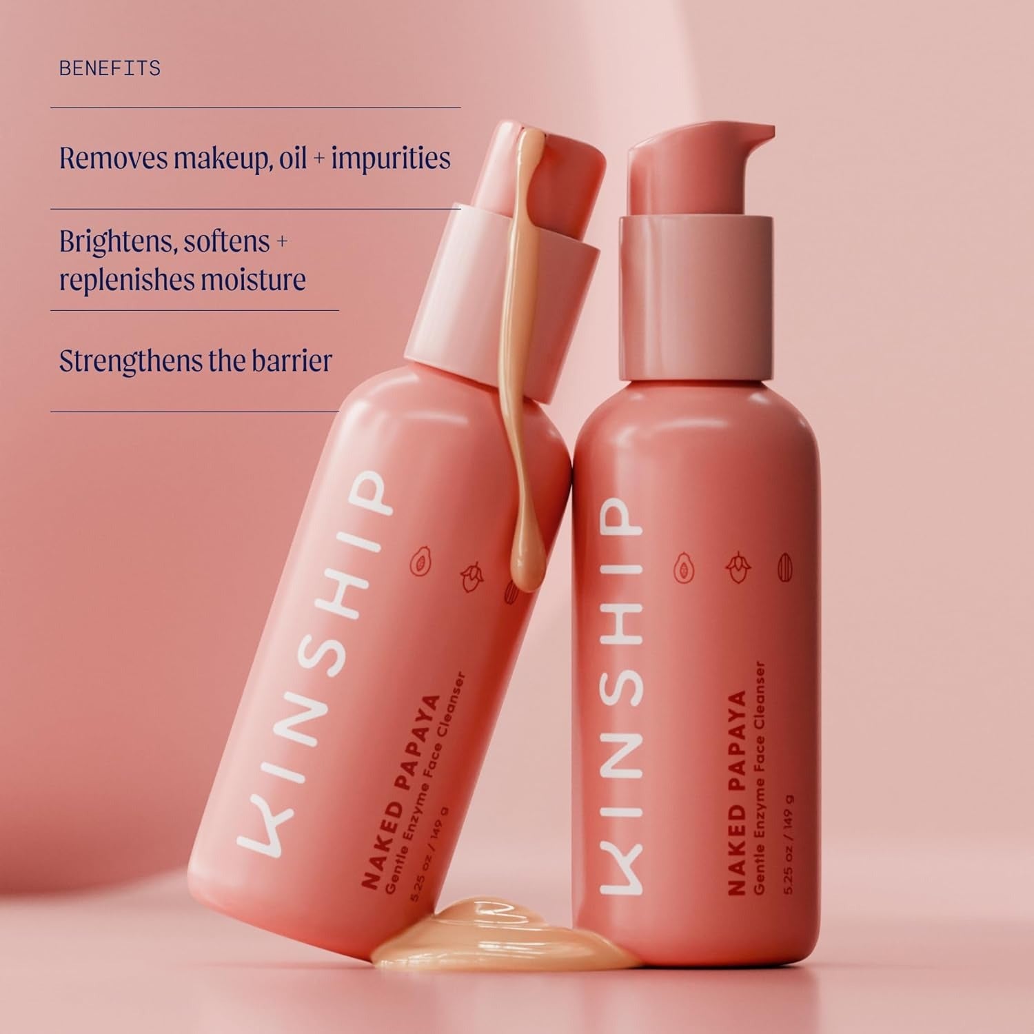 Naked Papaya Gentle Enzyme Milky Cleanser