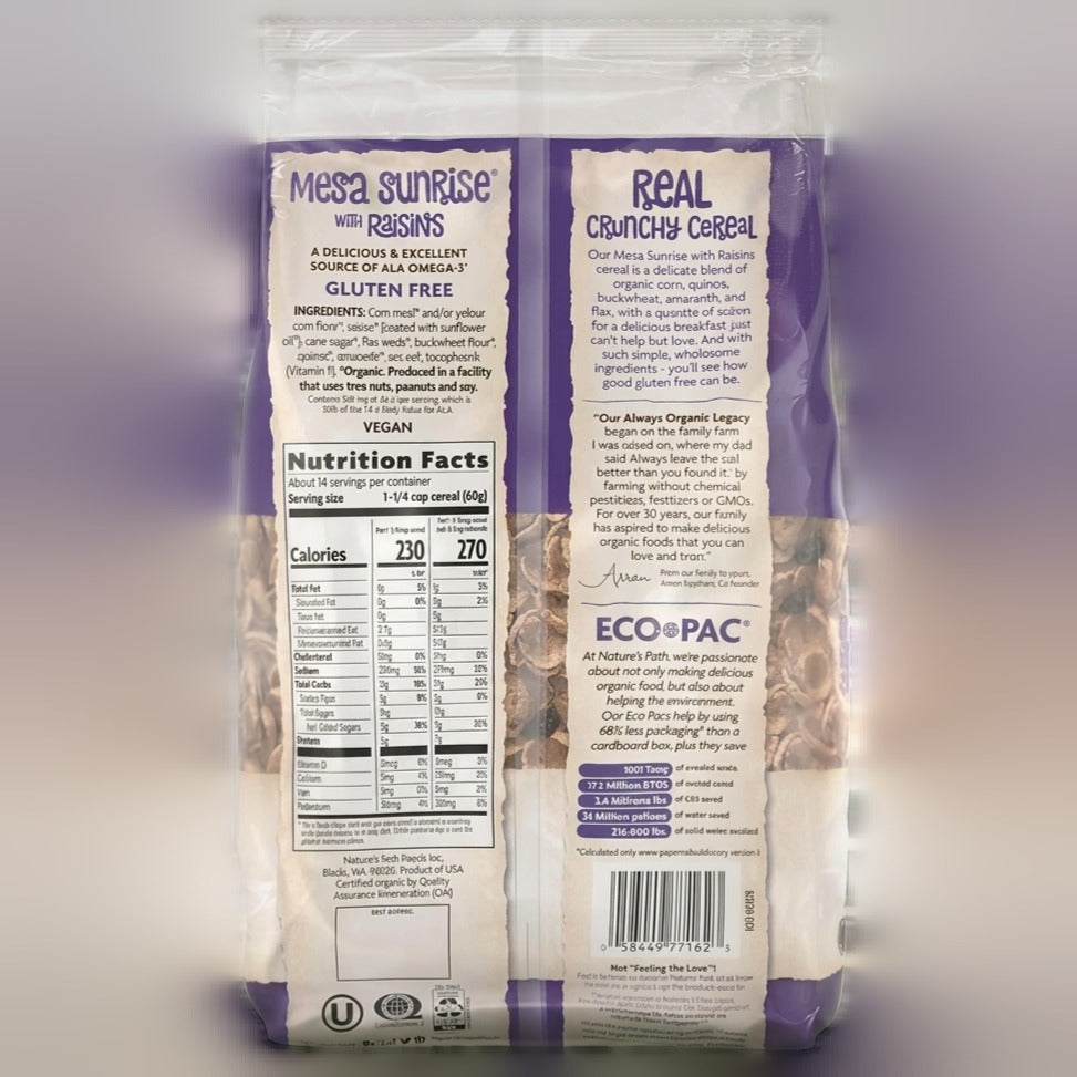 Mesa Sunrise Cereal With Raisins