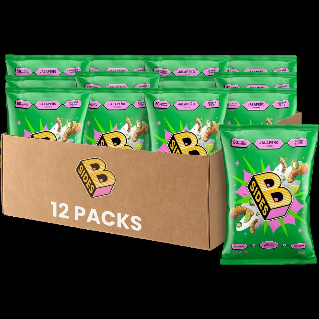 Crunch Puffs - Jalapeño (12 Pack)