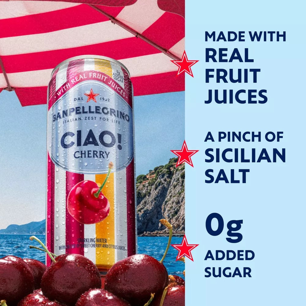 CIAO! Cherry Sparkling Water (6 Pack)