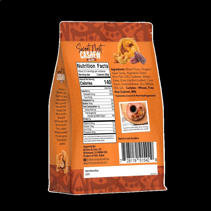 Cashew Dates Sweet Nests Bag