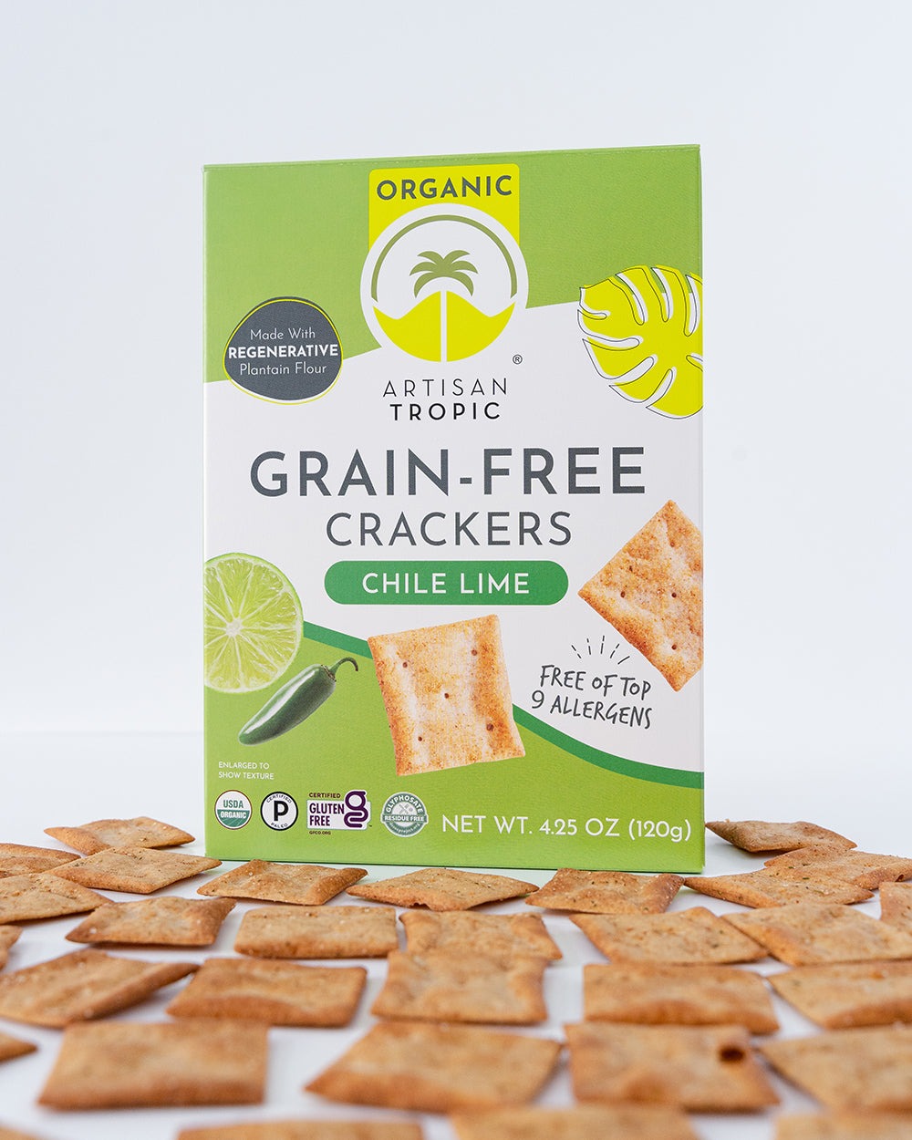 Chile Lime Grain-Free Crackers