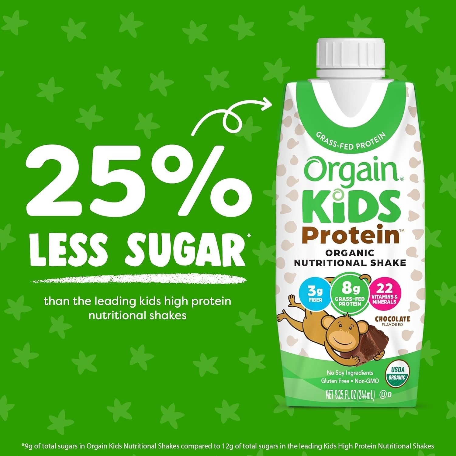 Organic Kid's Protein Nutritional Shake - Chocolate (12 Pack)