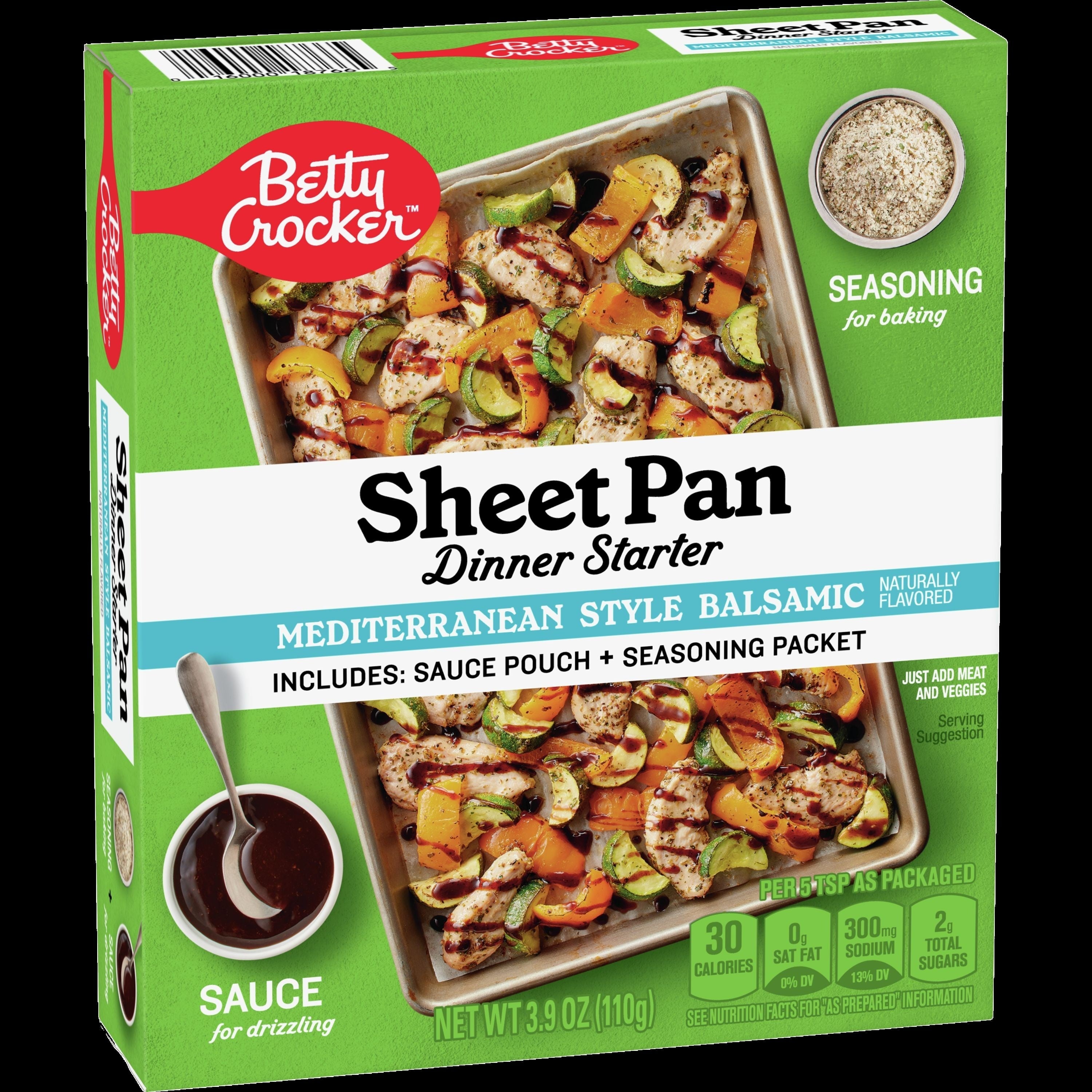 Balsamic Mediterranean Sheet Pan Dinner Starter