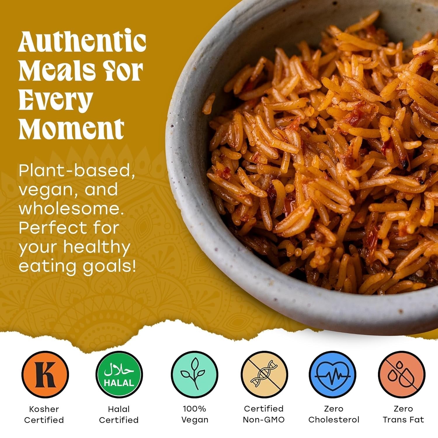 Restaurant Style Bombay Biryani Rice (6 Pack)