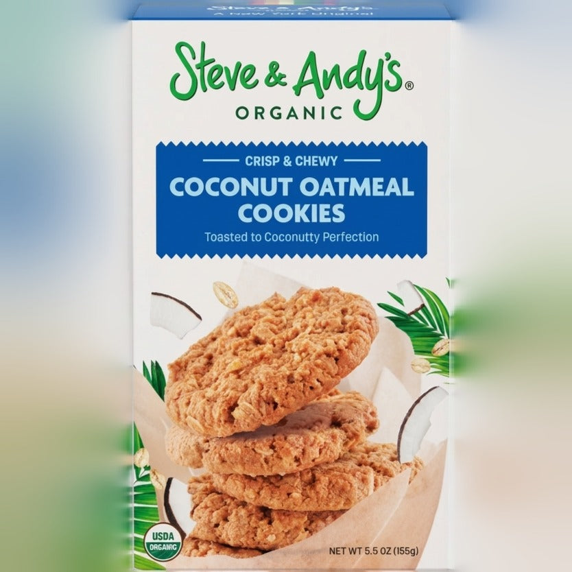 Organic Coconut Oatmeal Cookies