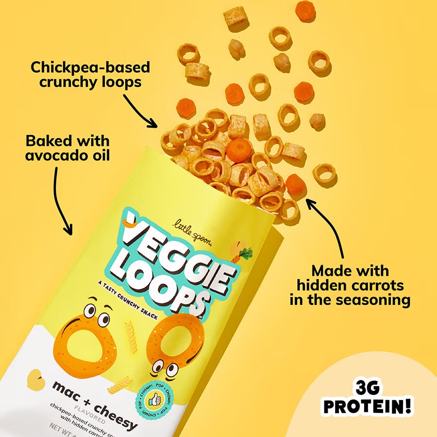 Veggie Loops - Mac + Cheesy