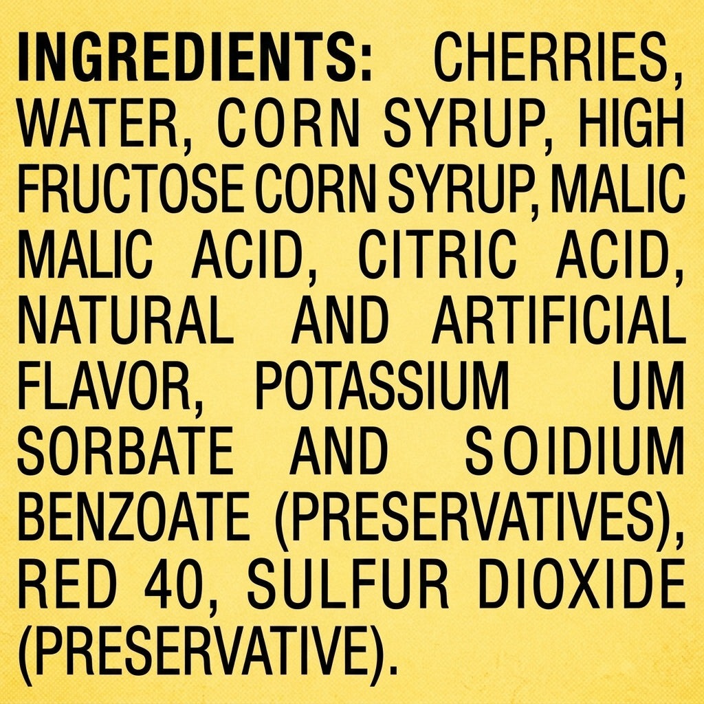 Maraschino Cherries