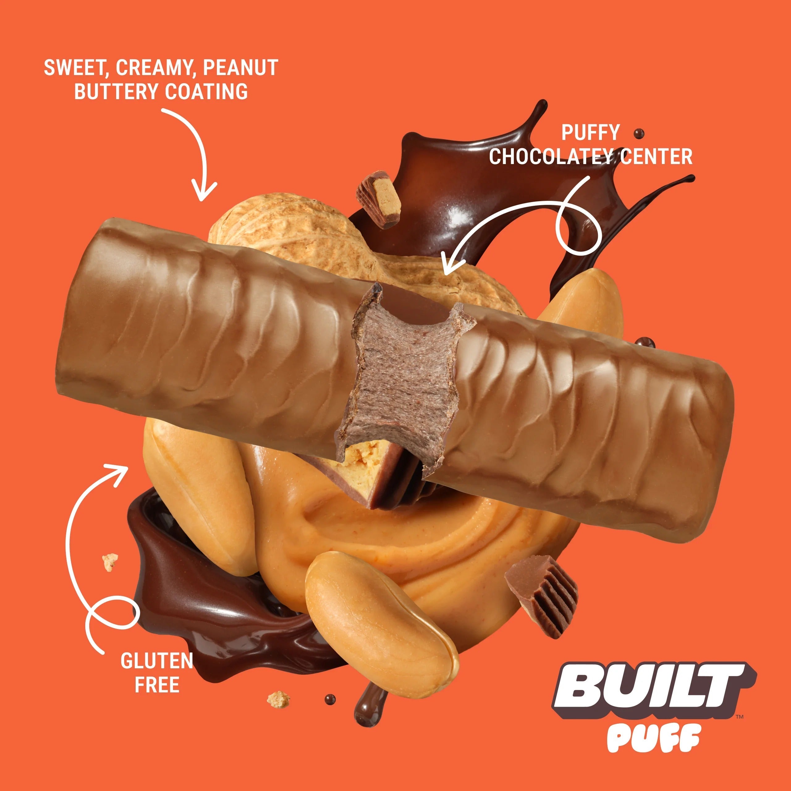 Peanut Butter Cup Puff Bars (12 CT)