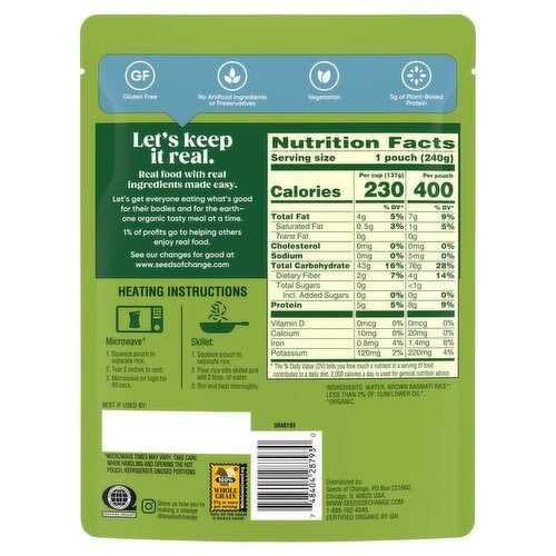 Organic Brown Basmati Rice
