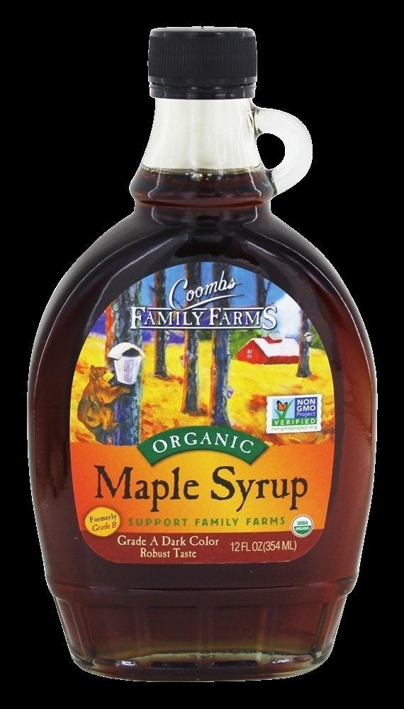 Organic Grade A Dark Color Robust Taste Maple Syrup