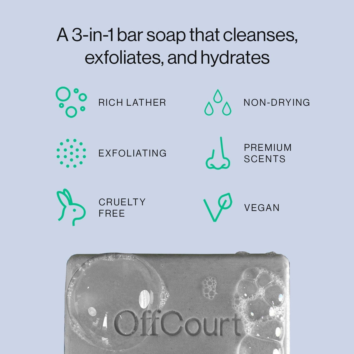 Exfoliating Body Soap Coconut Water Sandalwood