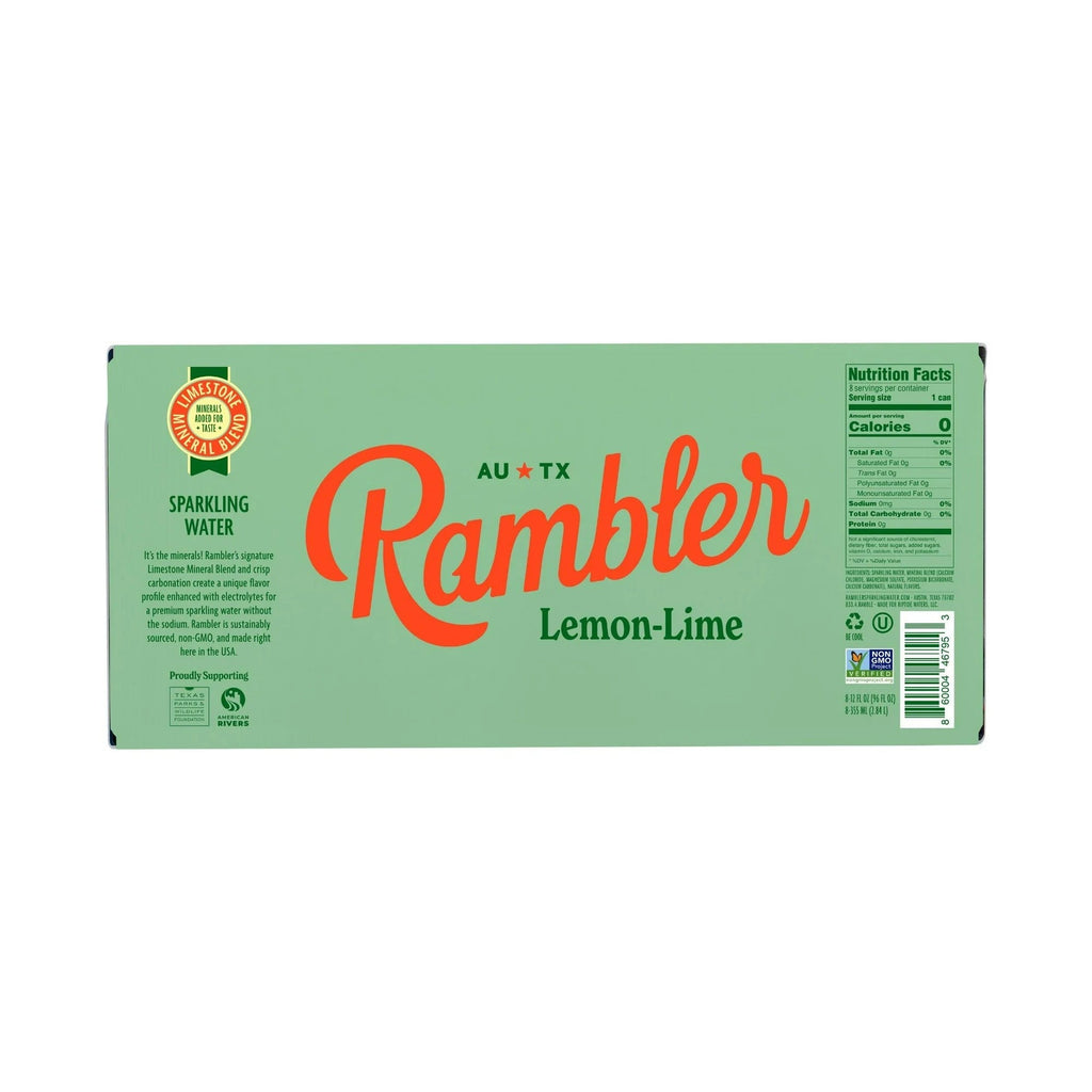 Lemon Lime Sparkling Water (8 Pack)