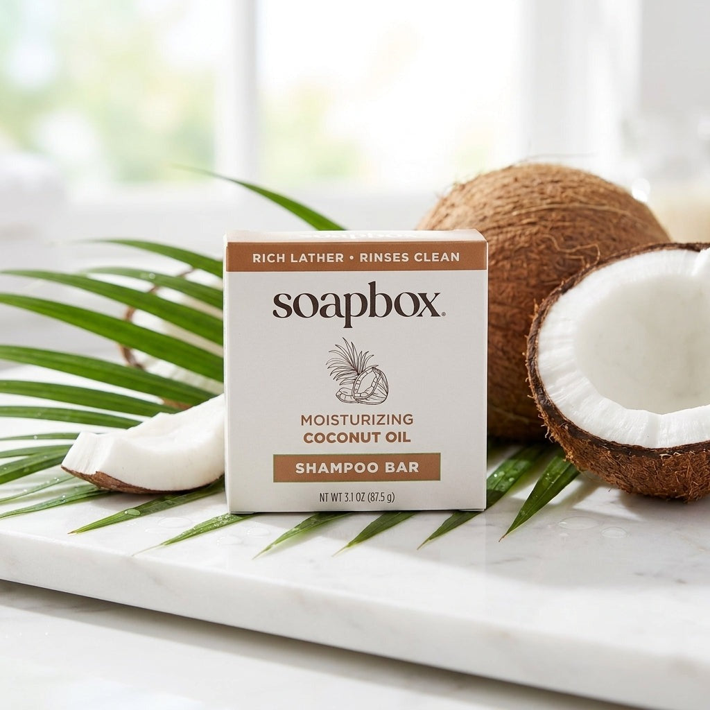 Moisturizing Coconut Oil Shampoo Bar