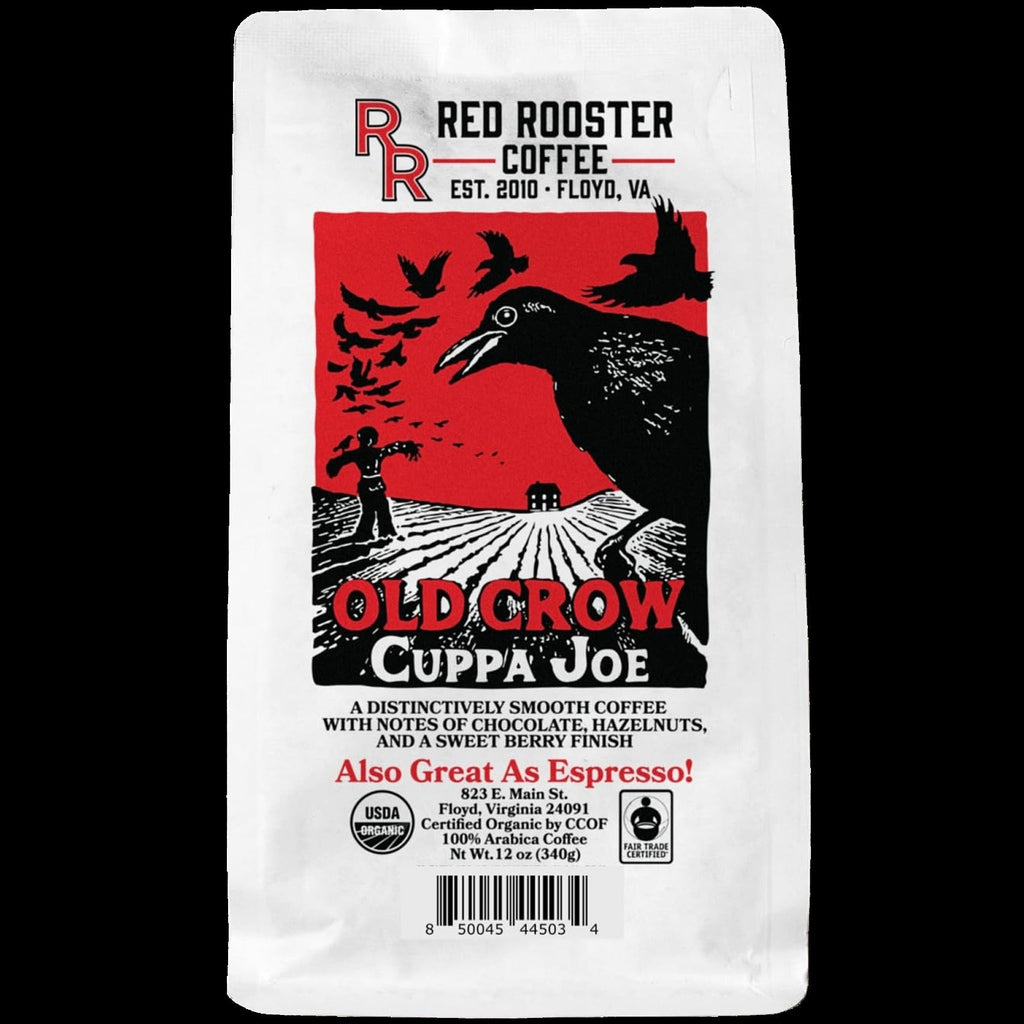 Old Crow Cuppa Joe Blend Medium Roast Whole Bean Coffee