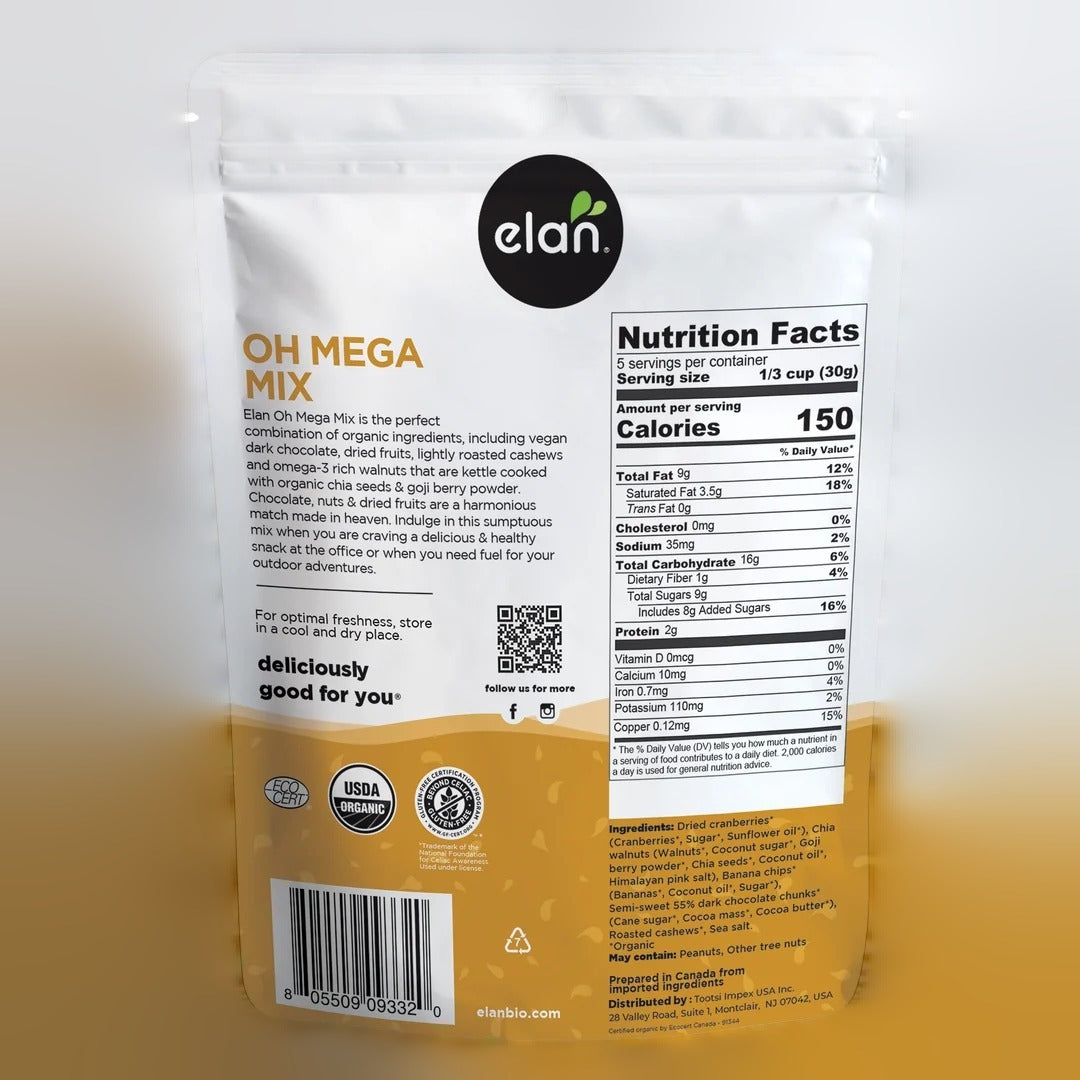 Oh Mega Organic Trail Mix