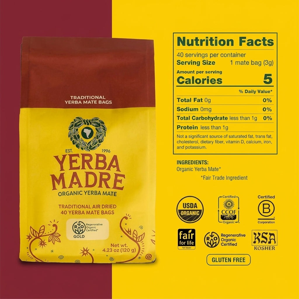Organic Mate Sachets (40 CT)