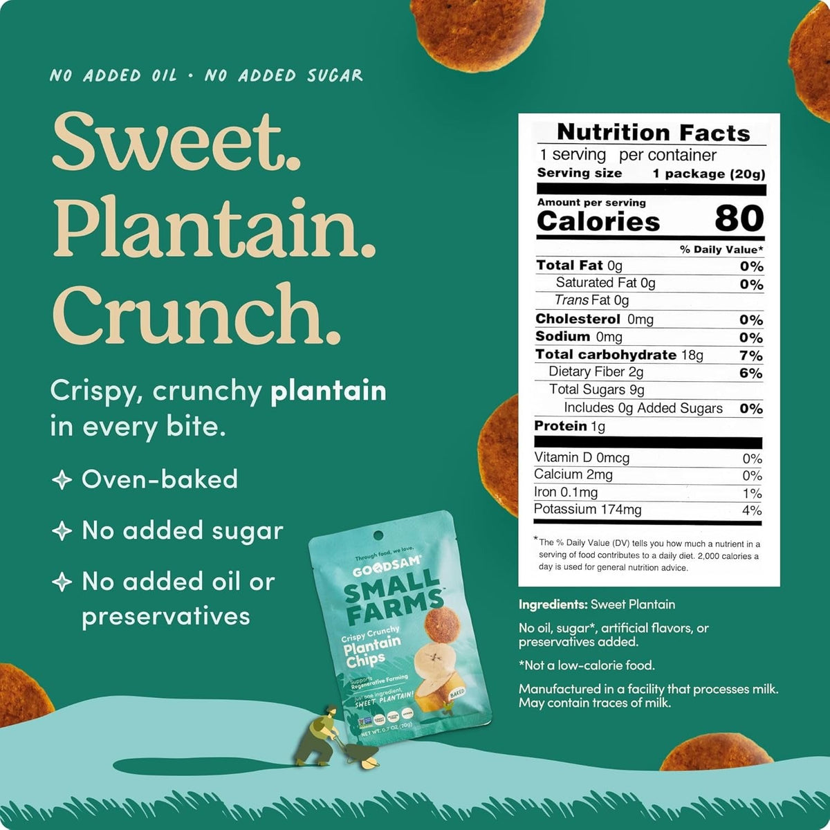 Crispy Crunchy Plantain Chips (8 CT)
