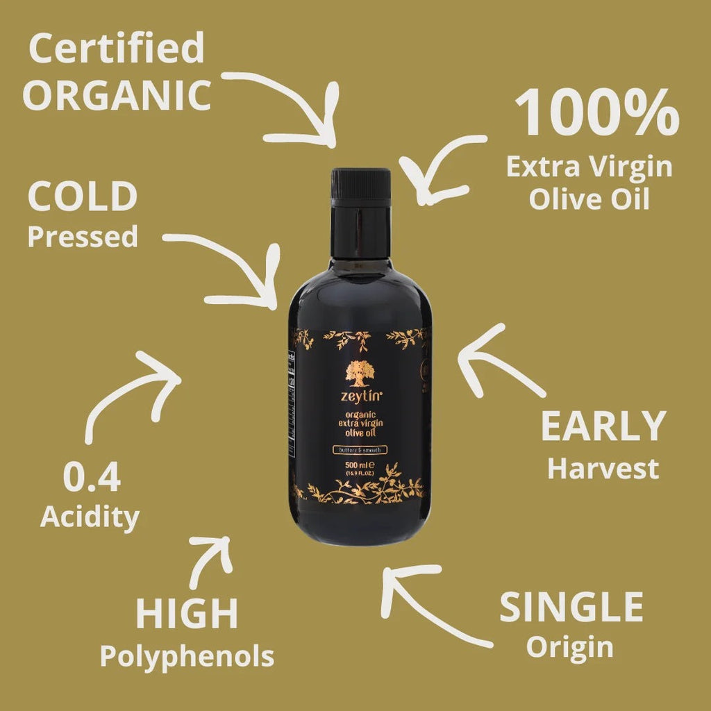 Organic Extra Virgin Olive Oil - Buttery & Smooth