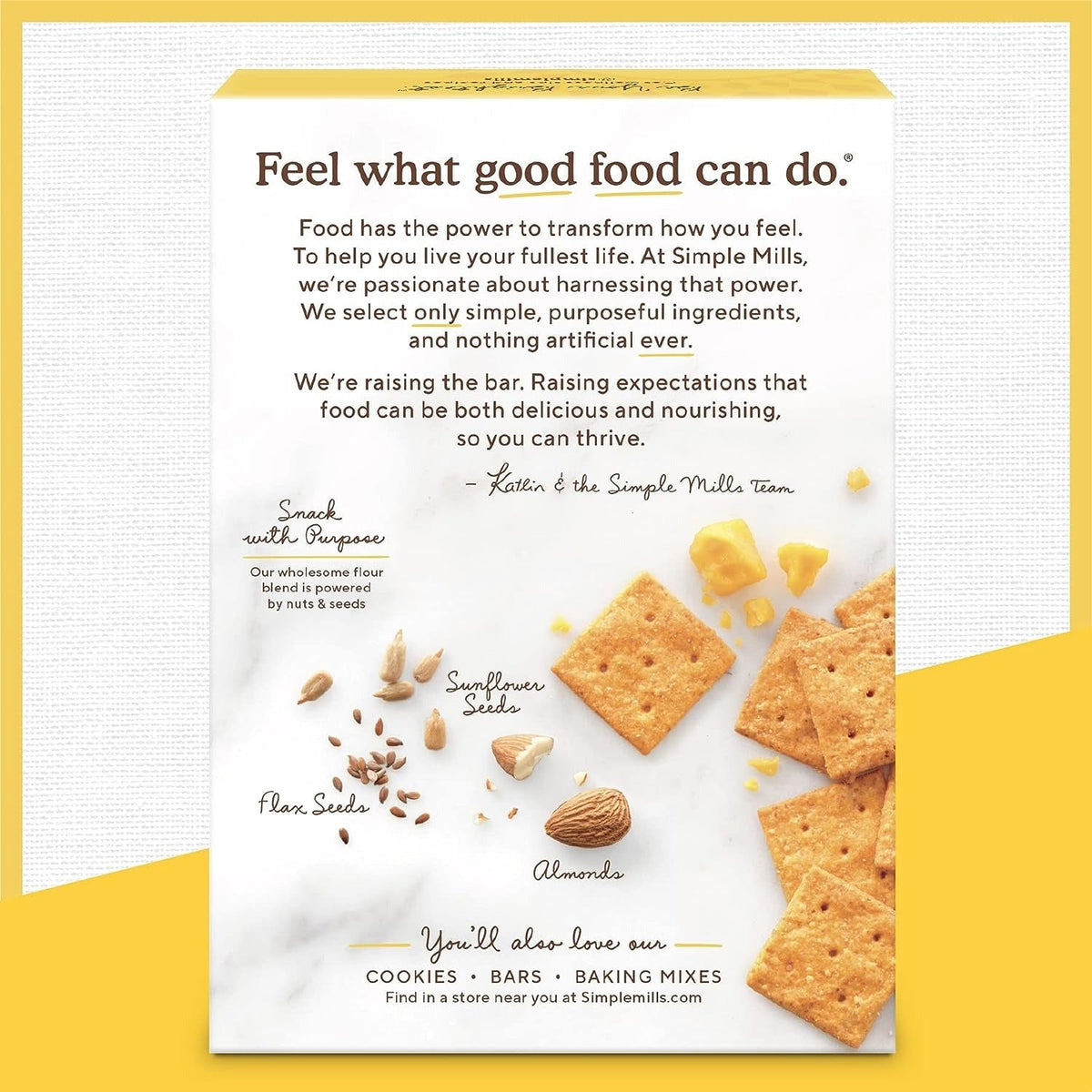 Almond Flour Crackers - Farmhouse Cheddar (3 Pack)