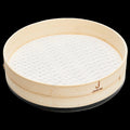 12" Bamboo Steamer Insert W/Silicone Rim And Mat