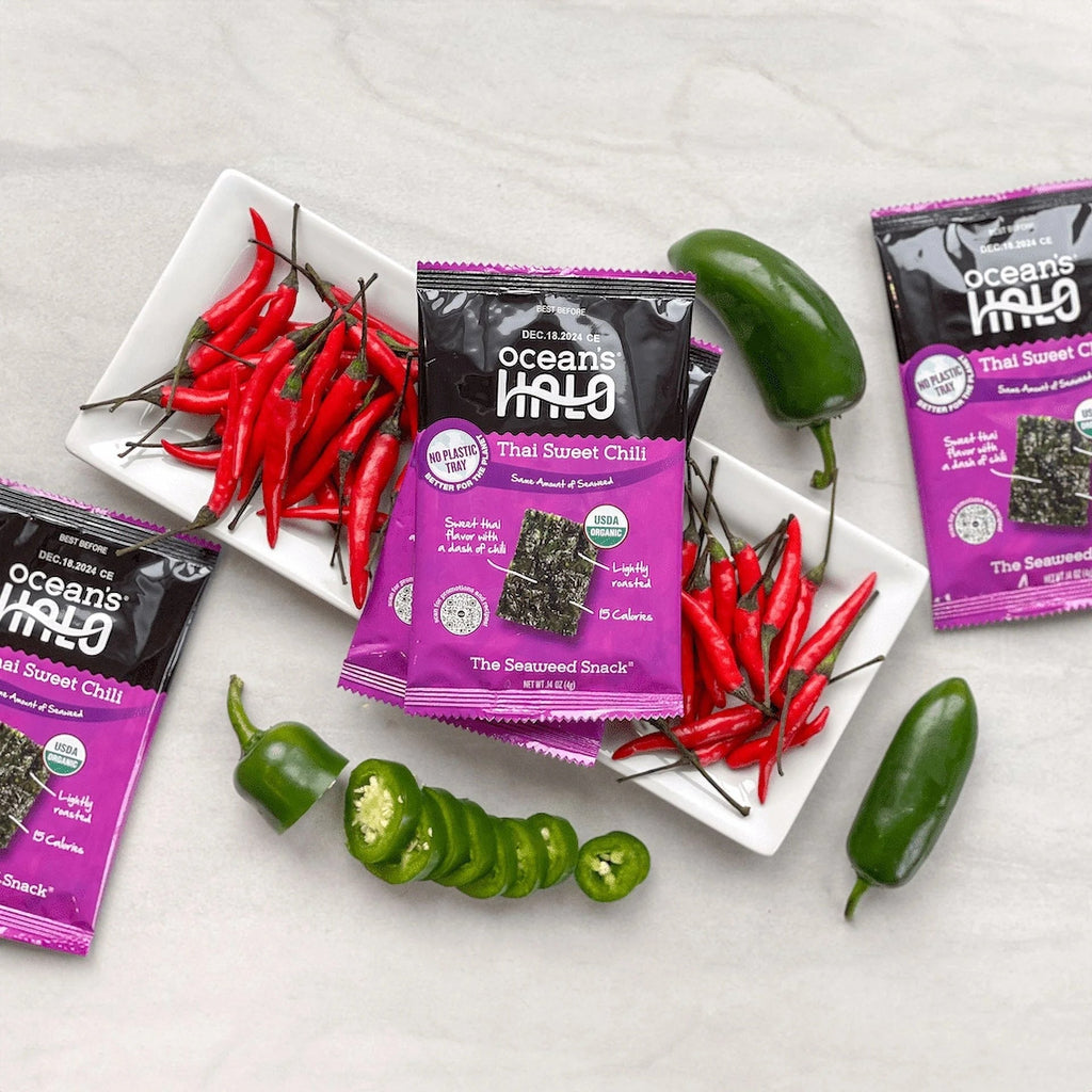 Organic Thai Sweet Chili Trayless Seaweed Snacks (5 pack)