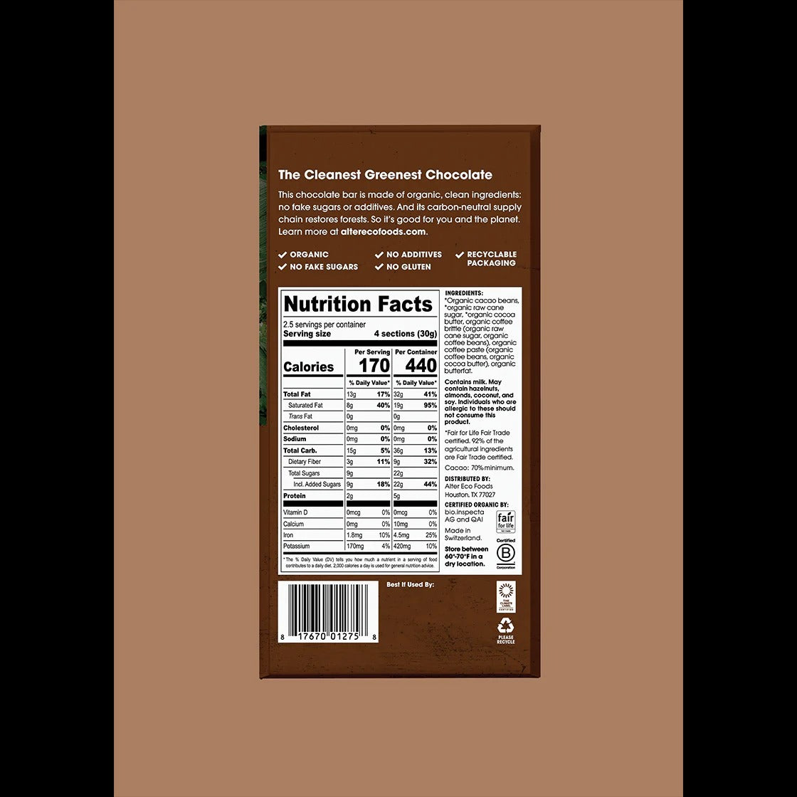 Coffee Brittle Dark Chocolate