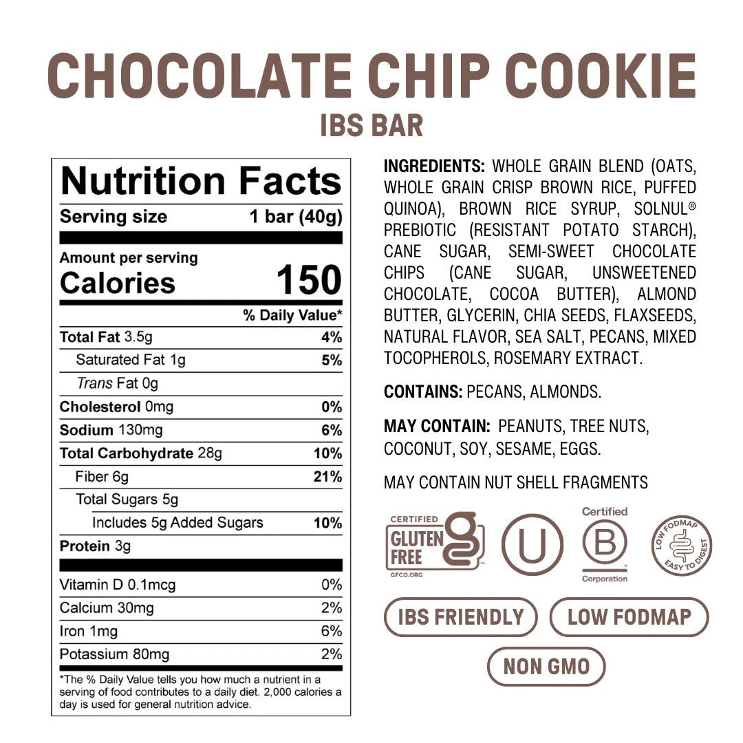 Chocolate Chip Cookie Bars (12 CT)