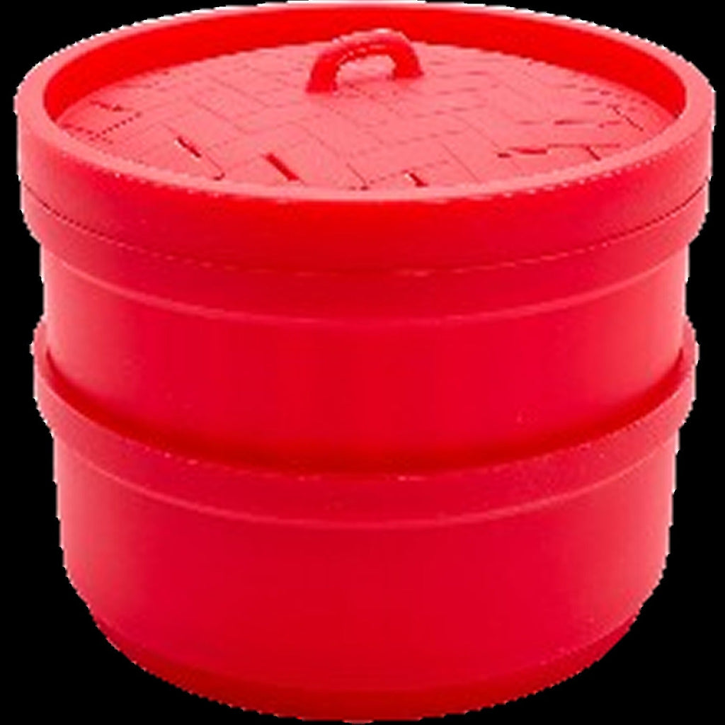 Double Layer Steamer Set - Red
