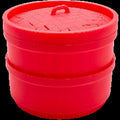 Double Layer Steamer Set - Red