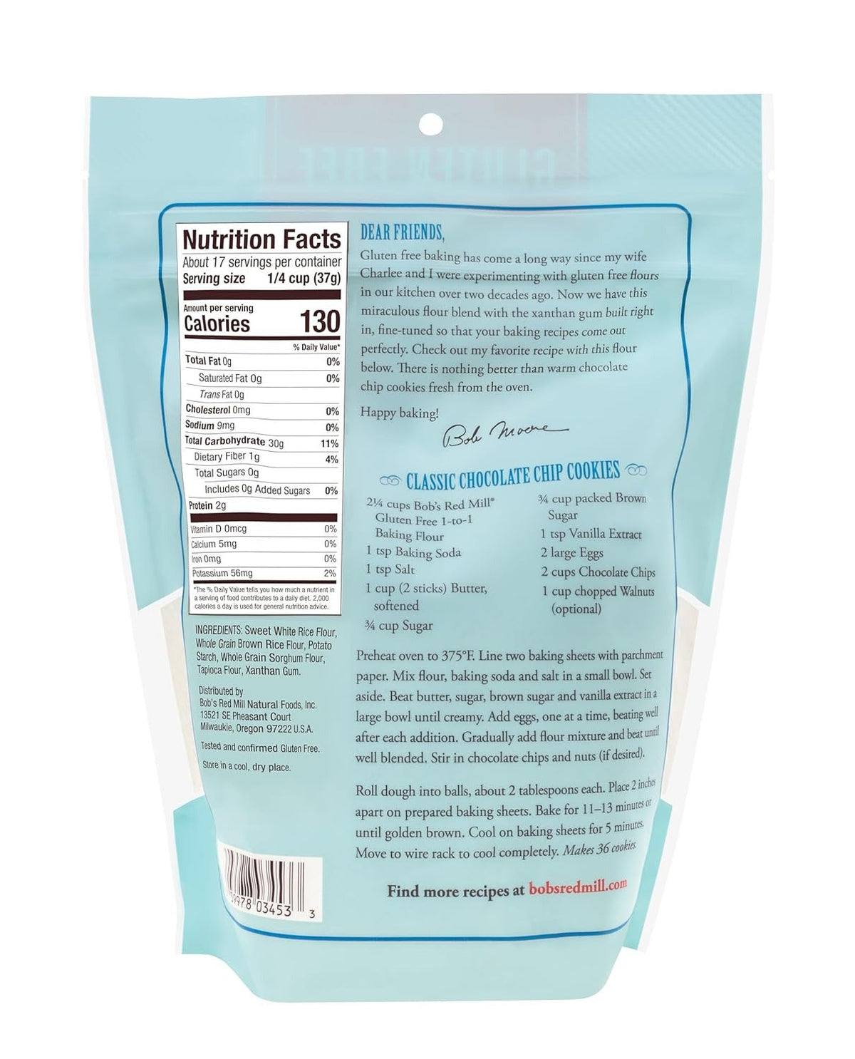 Gluten-Free 1 to 1 Baking Flour