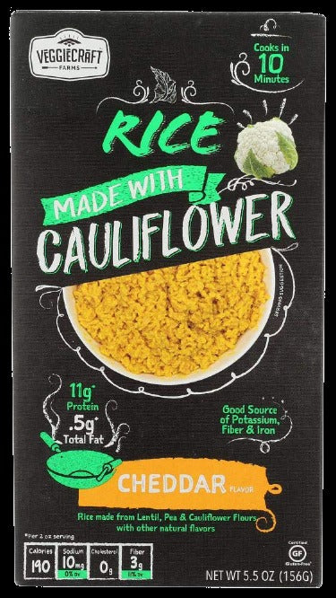 Rice Dry Cauliflower Chedder