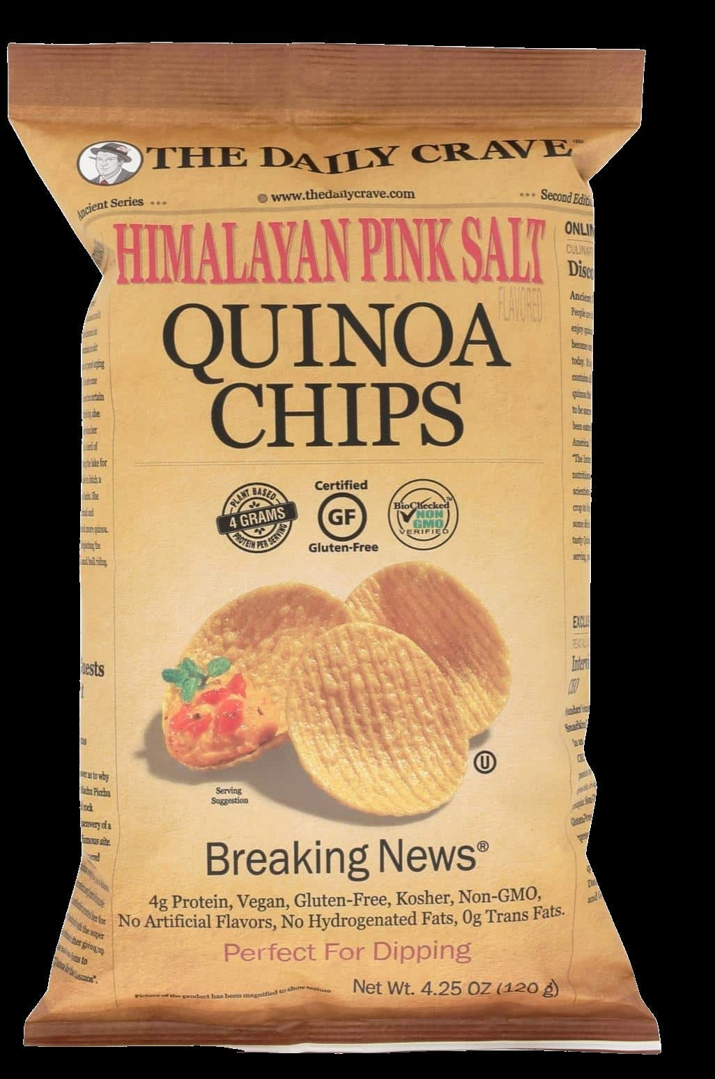 Himalayan Pink Salt Quinoa Chips